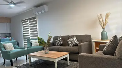 Zona de estar de Casa Residencial Coral