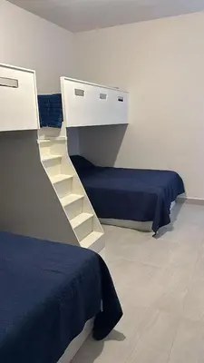 Cama o camas de una habitación en Casa Residencial Coral