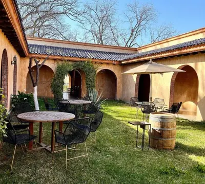 Jardín al aire libre en Hacienda Magdalena