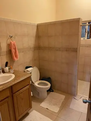 Un baño de Casa Catalina