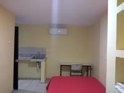Una cocina o zona de cocina en Cuarto independiente doble