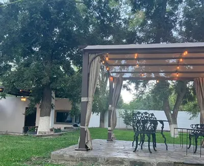 Jardín al aire libre en Quinta el Santuario