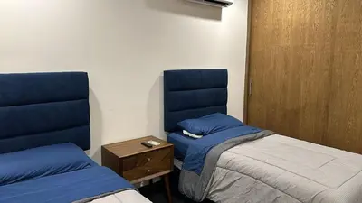 Cama o camas de una habitación en Departamento Boca de Cielo 304 Vista al Mar