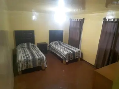 Cama o camas de una habitación en Casa Justo Sierra