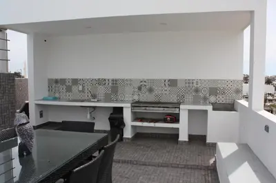 Plano de 2br 1ba Condo 1 block to ocean Condo 1