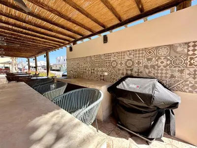 Zona de estar de Un Lugar Ideal cerca de la playa by G P S rentas