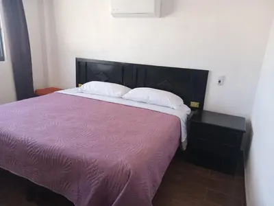 Cama o camas de una habitación en La Terraza-Habitación 8
