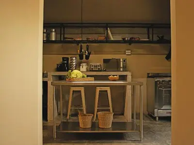Una cocina o zona de cocina en Casa en el Centro a 1 Cuadra del Malecón y el Mar