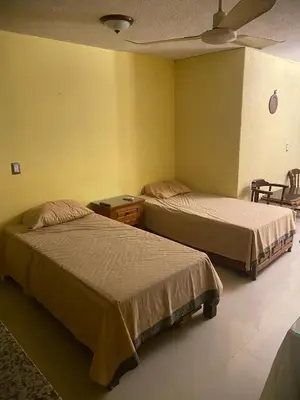 Cama o camas de una habitación en Apartamento del mar