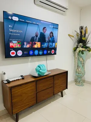 Una televisión o centro de entretenimiento en Casa No Vacante