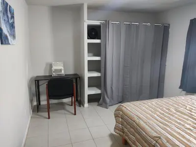 Cama o camas de una habitación en Departamento en Campo 3A