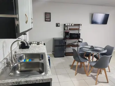 Una cocina o zona de cocina en Departamento en Campo 3A