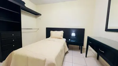 Cama o camas de una habitación en Casa California de una planta