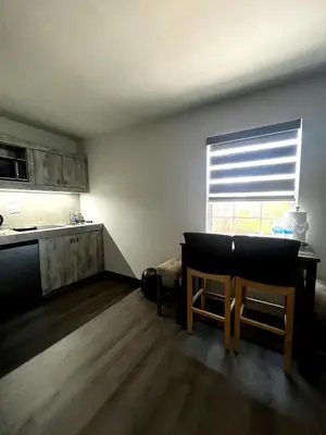 Una cocina o zona de cocina en AXEL Suites Departamento 1A