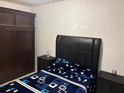 Cama o camas de una habitación en Casita Blue al norte