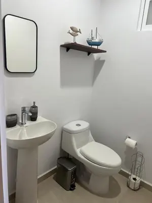 Un baño de Departamento en Almarena Residencial