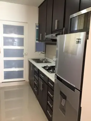 Una cocina o zona de cocina en Comfortable Durango Apartment