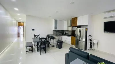 Una cocina o zona de cocina en Mazatlan seaside serenity retreat