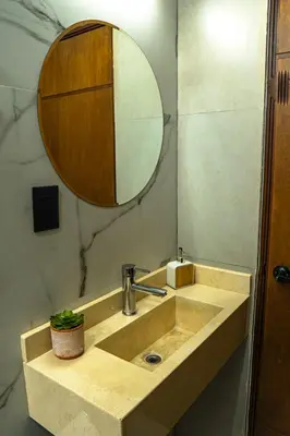 Un baño de few steps from the beach, at golden zone