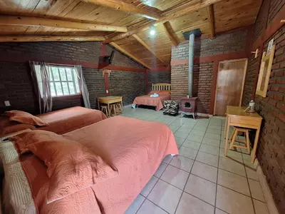 Zona de estar de Cabañas Darely