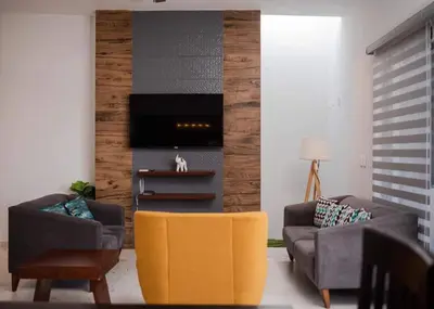 Una televisión o centro de entretenimiento en Casa Residencia de Renta en Country Club, San Carlos Sonora