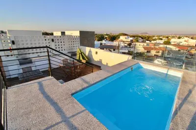 Piscina en o cerca de apartment 2 min from Zona Dorada Paseo lomas 303
