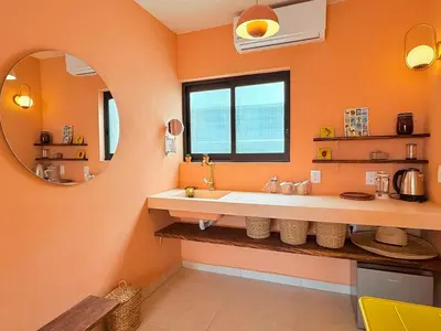 Plano de Cozy space near the beach Loft Gutiérrez