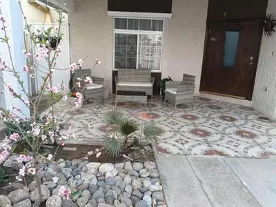 Jardín al aire libre en Residencia en Villa Juarez, Chihuahua