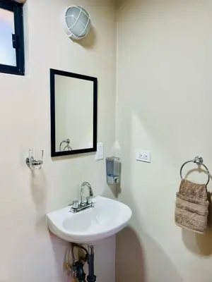 Un baño de Posada Los Olivos