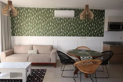 Zona de estar de apartment 5 minutes from the beach