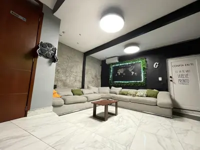 Zona de estar de La casa de gusgus