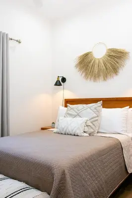 Cama o camas de una habitación en Casa Baja - Depa completo 2 recámaras