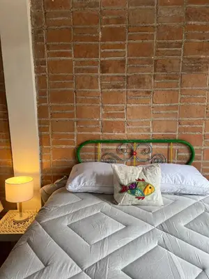 Cama o camas de una habitación en Casa Constanza