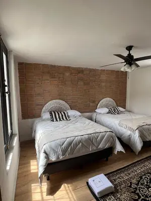 Cama o camas de una habitación en Casa Constanza