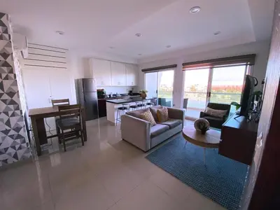 Zona de estar de Apartment on the Malecon, The One Tower