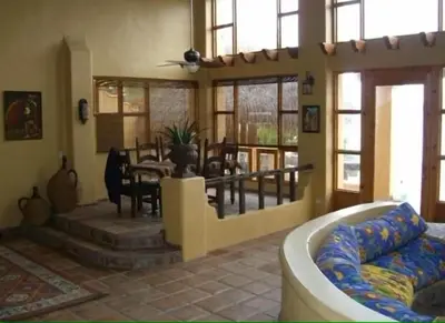 Zona de estar de The Villa
