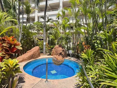 Piscina en o cerca de Costa Bonita Mazatlán Departamento pie de playa Beach Resort