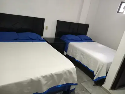 Cama o camas de una habitación en La Terraza-Habitación 2