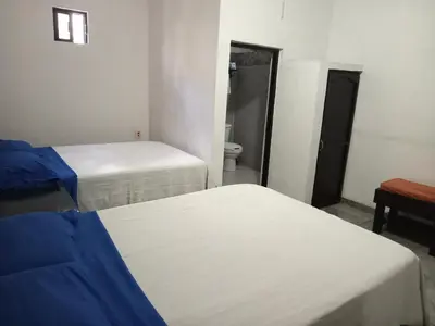Cama o camas de una habitación en La Terraza-Habitación 2