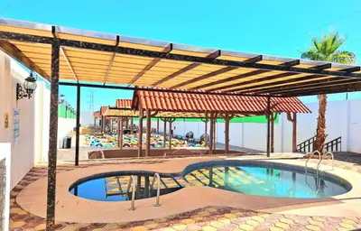 Piscina en o cerca de Hotel La Leyenda Sonora