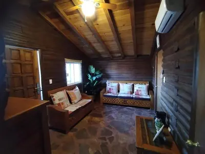 Zona de estar de Hotel La Leyenda Sonora