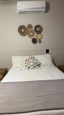 Cama o camas de una habitación en Departamento Amueblado Jazmin