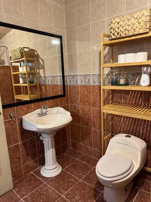 Un baño de Departamento Amueblado Jazmin