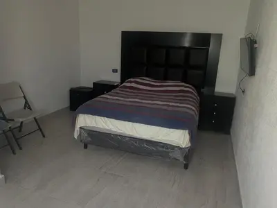 Cama o camas de una habitación en Depto 2 Planta alta, tranquilo