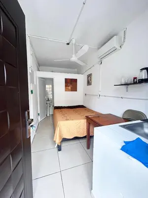 Cama o camas de una habitación en Habitaciones del centro