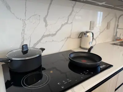 Una cocina o zona de cocina en Elegant Penthouse on the pier The O grand living