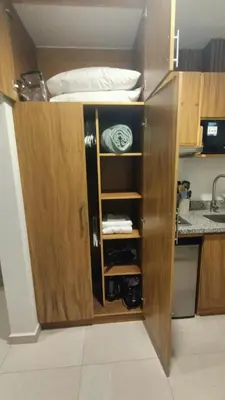 Una cocina o zona de cocina en Oceanna Condos de Mar apartamento frente al mar