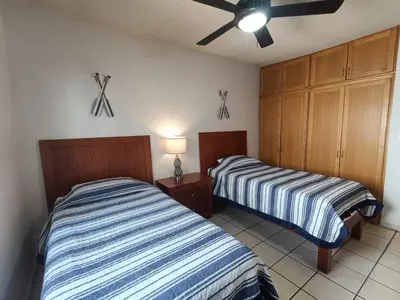 Cama o camas de una habitación en Villa Serena Erizos 2