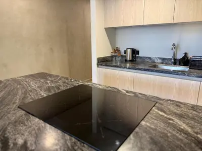 Una cocina o zona de cocina en Elegant space in the historic center By PH