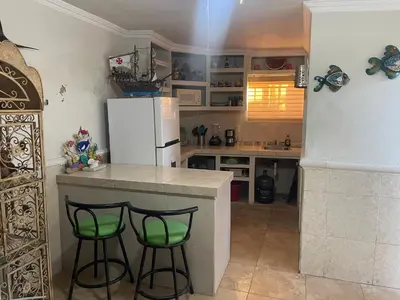 Una cocina o zona de cocina en Departamento 1 tecalai San Carlos, Sonora, México